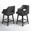 Tabouret de comptoir pivotant 26 po Bethine-1203329569