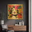 «Pop Art Diva 27» par Irena Orlov, art mural en métal doré, 12 po x 12 po-79444140