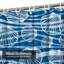 Rideau de douche imperméable nautique à motif de coquillages de plage avec 12 crochets-1865770469