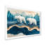 Ours blancs sur un glacier dans un paysage de Norvège I - art mural ours-1684252372-1684252353-1684252364