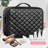 12” Portable Makeup Organizer Makeup Tool Case With Led Mirror