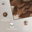 «Bronze Flower I», reproduction d'art sur toile par Art Remedy, cadre argenté, 30 x 30-1824633129-1824633170