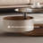 2-Piece Rotating Nesting Coffee Table Set with Sintered Stone Top and Glass Table with Hidden Drawer