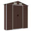 Brenyn Garden Shed 191x215x198 cm Galvanised Steel-1536639240