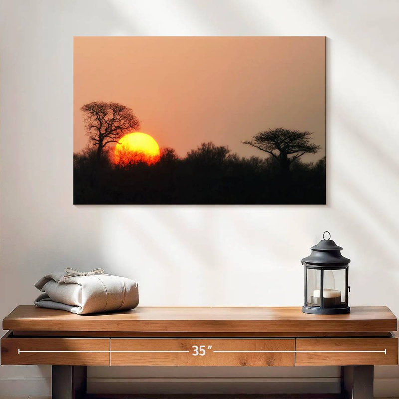 Alvord Kruger coucher de soleil, H 16 po x l 24 po