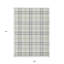 Tapis d'intérieur lavable à carreaux argent 9 'X 12'