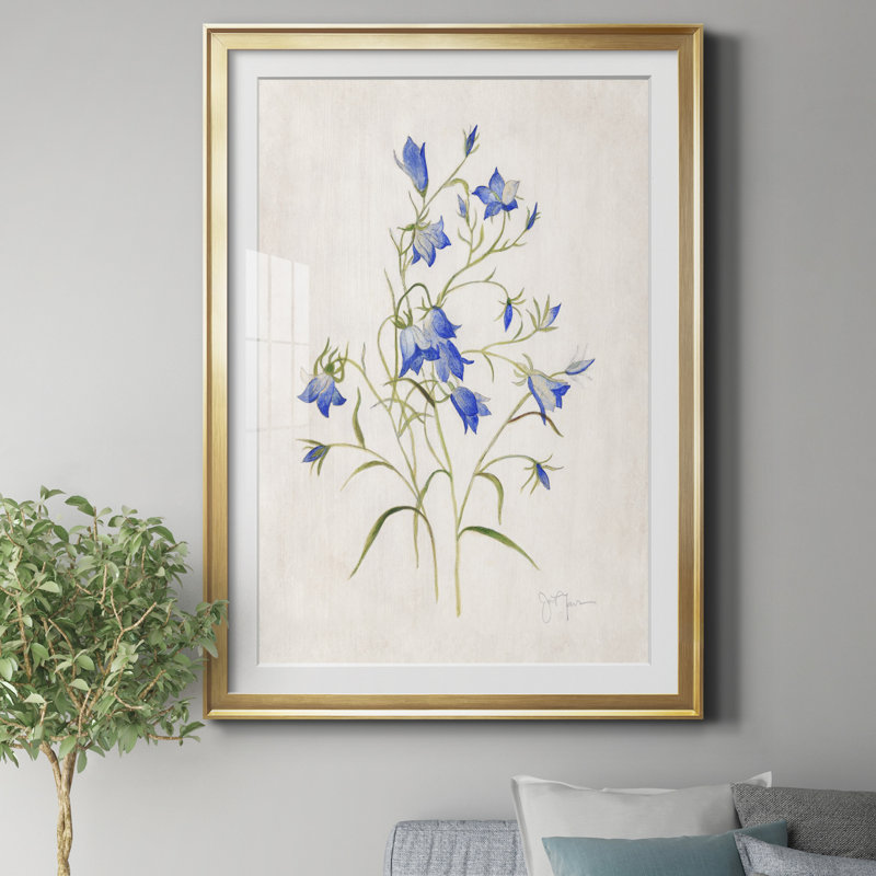 Botanique I - Cadre photo, reproduction d'art sur papier, Doré, H 18,5 po x l 24,5 po x P 1,5 po