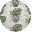 Monkey Small Jungle Pebble 16" Vinyl Placemat-50817571