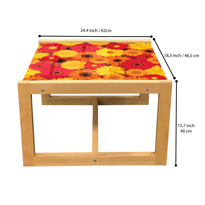 Jaleen Sled Coffee Table, 40cm H x 46.5cm W x 62cm D