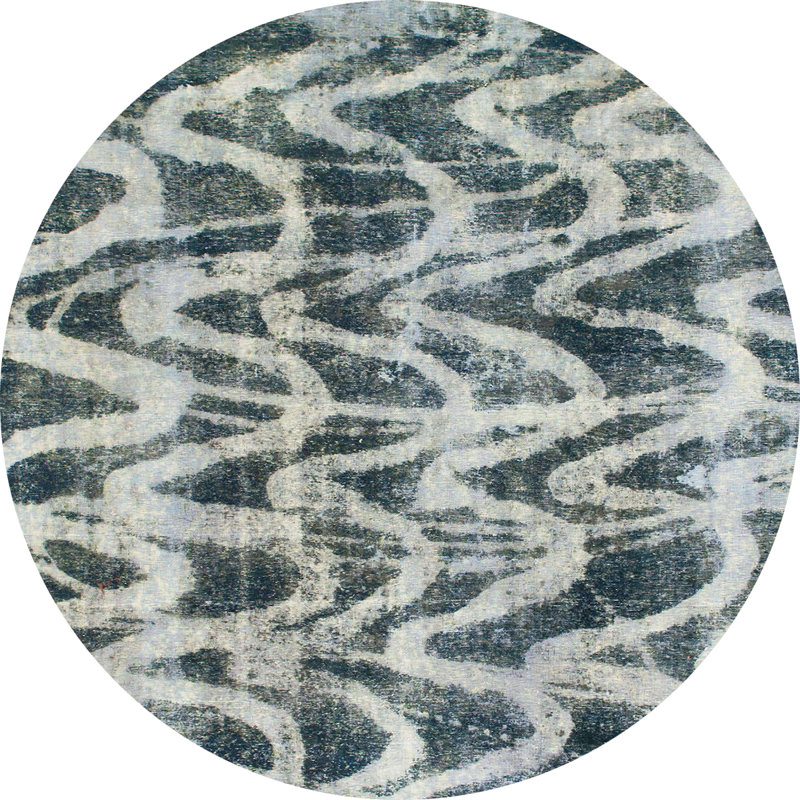 Tapis abstrait moderne 880, Rond 4 pi