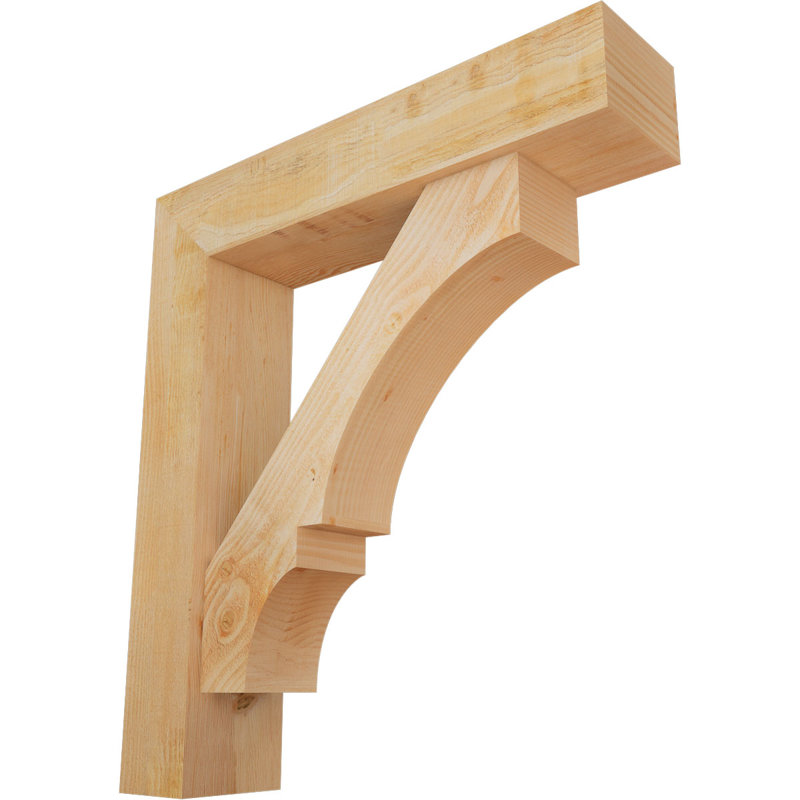 Support de bloc Balboa avec entretoise décalée, 40 x 36, Sapin Douglas de l 8 po (scié brut)
