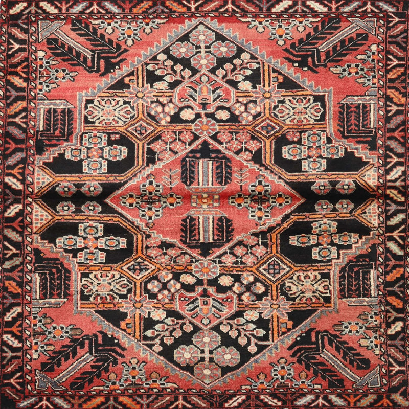 Kriszara Oriental Indoor Rug, Square 3'