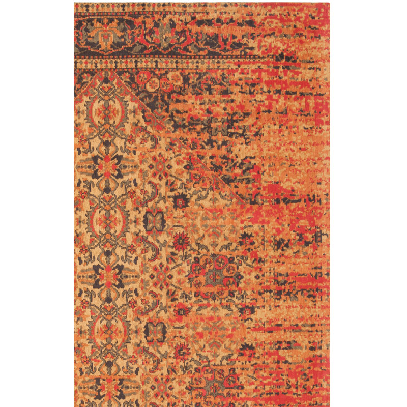 Tapis en coton rétro classique, Tapis de couloir 2 pi 3 po x 8 pi