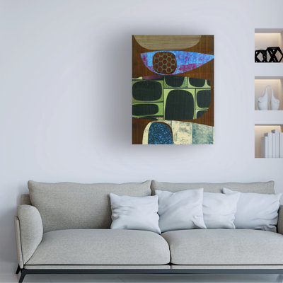 Art mural sur toile tendue - Rex Ray «Tierra», art mural pour salon, chambre à coucher ou bureau - 18 x 24