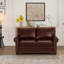 Fauteuil de salon en similicuir