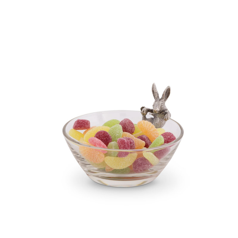 Garden Friends Glass Dessert Bowl