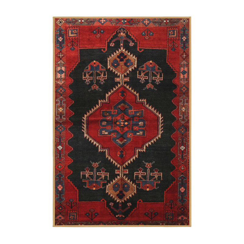 Tapis rouge à motif sud-ouest, Rectangle 8 pi x 10 pi