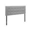 Bed, Headboard Only, Bedroom, Upholstered, Linen Look, Transitional-34817093-34817096