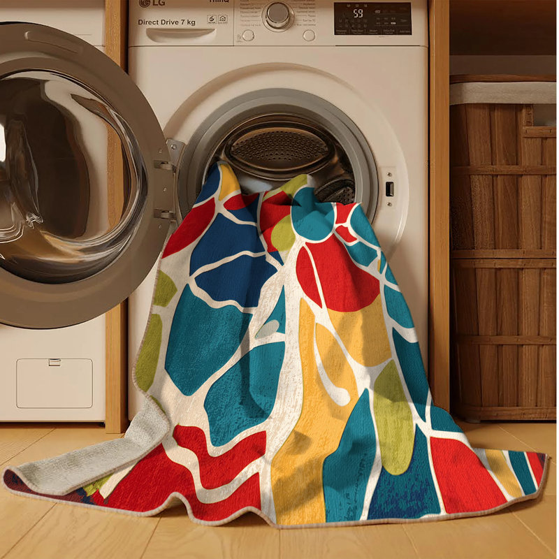 Zany Perk Rug, Rectangle 6' x 9'