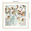 «Golden Blooms III» par Asia Jensen, impression sur bois encadrée-100672603
