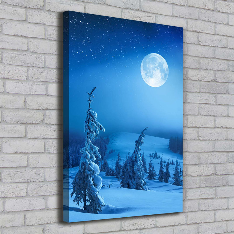 Full Moon - Wrapped Canvas Print
