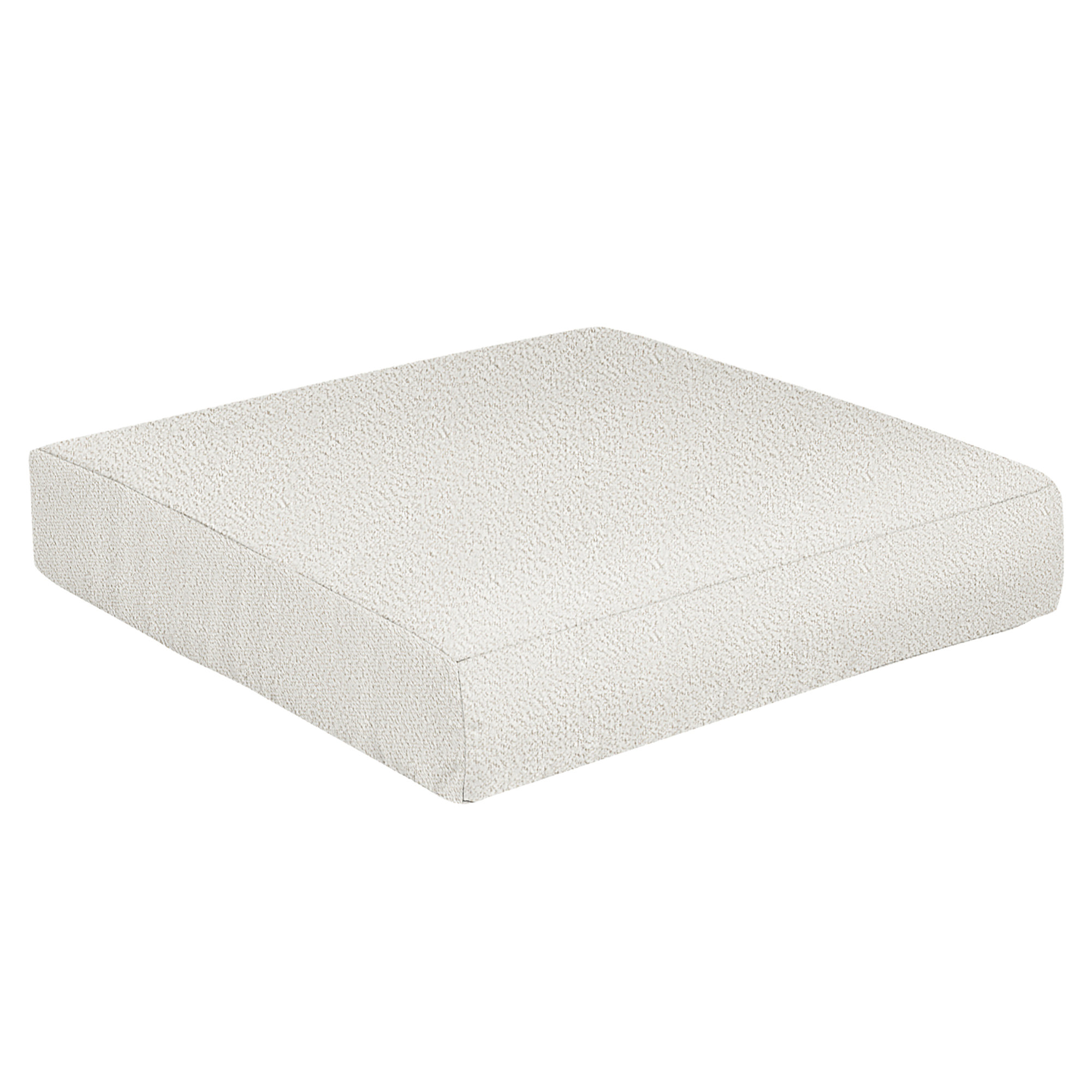 Amorina Outdoor Seat Cushion, 22.5 in W x 22.5 in D x 5 in H, Ivory