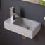 Lavabo de salle de bain mural
