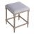 26'' Rustic Acacia Wood Counter Stools With Foam-Padded Seat And Open Airy Backless Design-118026640