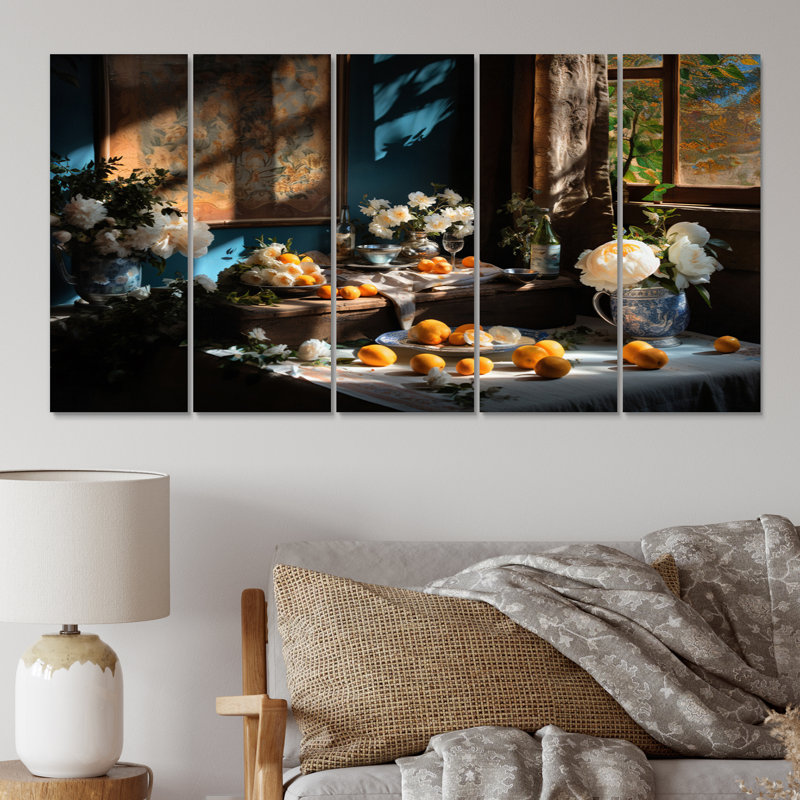 Farmhouse Plants & Flowers Wall Decor on Metal