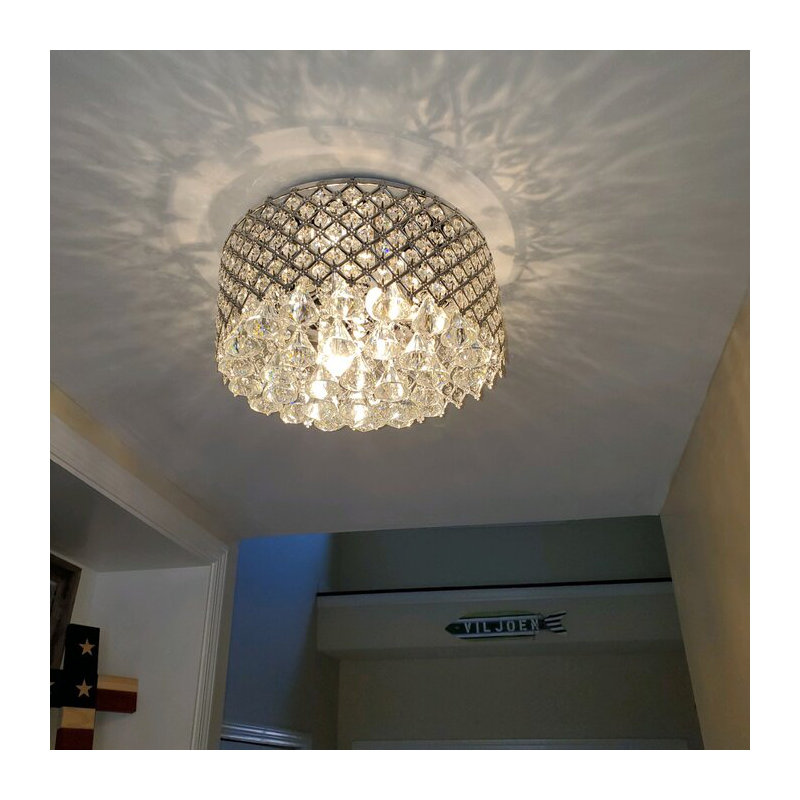 Tiffany Crystal Flush Mount