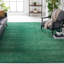Vision Striped Area Rug In Dark Green-172189184
