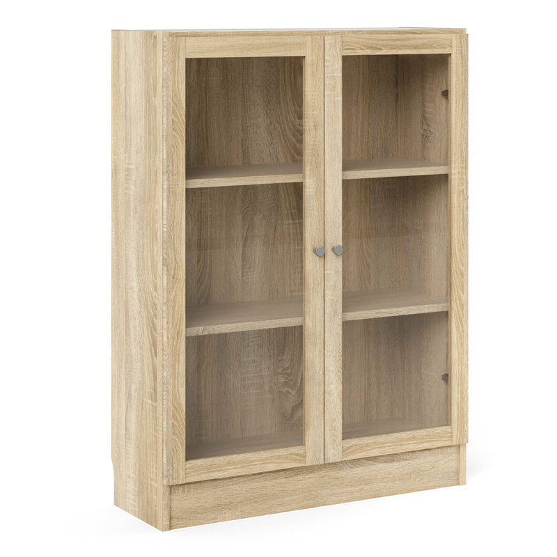 Basic Display Cabinet, Oak Wood