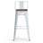Rayne Solid Wood and Metal Industrial Stool with Curved Back, Cross-Brace, and Footrest-639852855-639797213-639852853