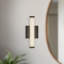 Geri 12-in Black dimmable LED Wall Sconce-735366894-735366881