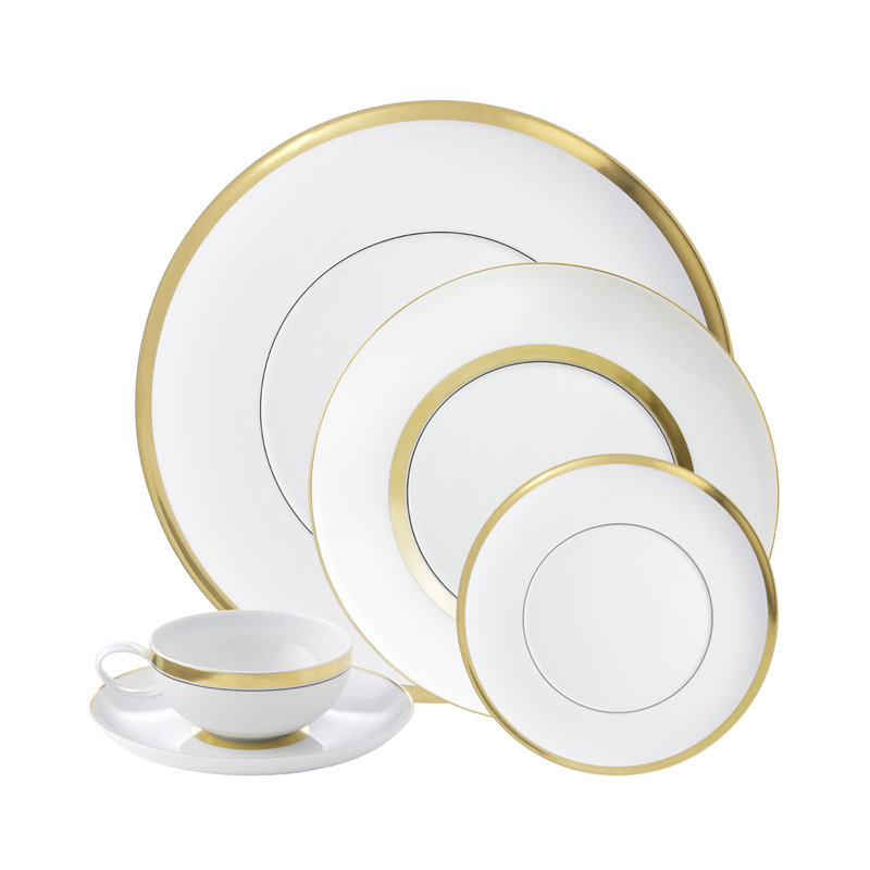 Assiette à pain 6,65 po Domo Gold, Or