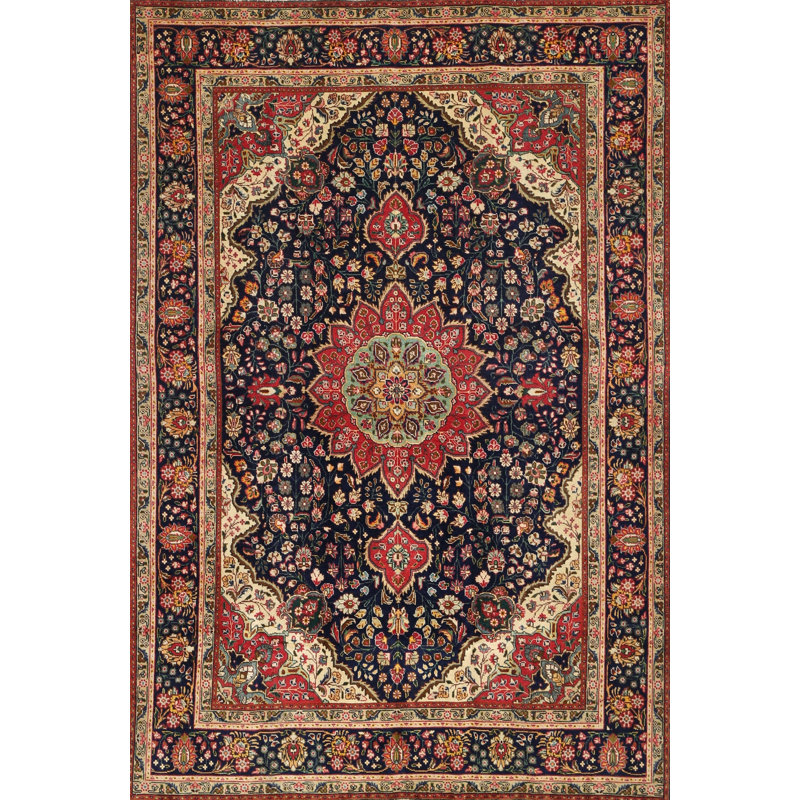 Haghni Oriental Indoor Rug, Rectangle 5' x 7'
