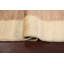 Tapis beige en laine noué à la main de conception unique 3 pi 2 po x 5 pi 3 po New Age