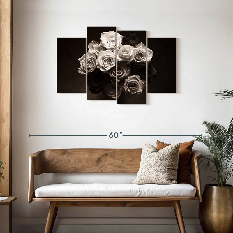Bouquet de roses Harnek, H 27 po x l 43 po