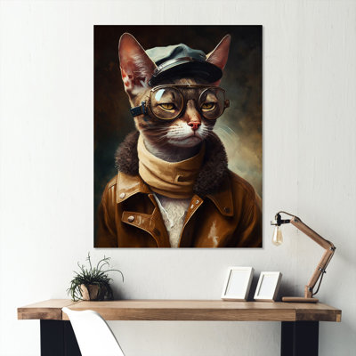 " Cat Wearing Clothing I "