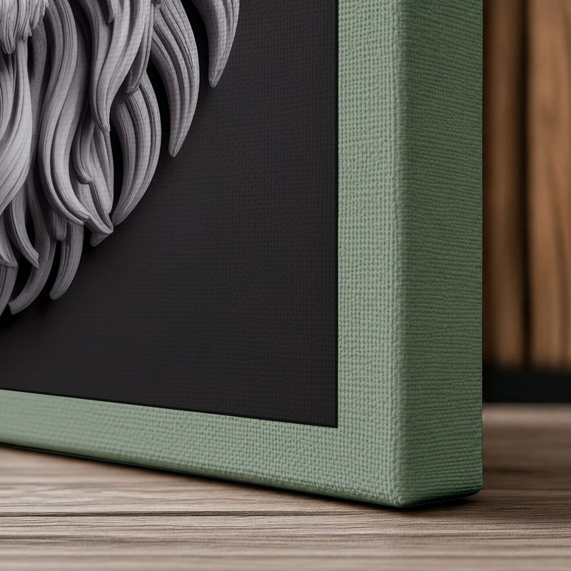 Print, Sage Border, 24x16 - 61.0 x 40.6 cm