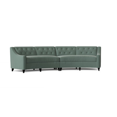 Charlotte Upholstered Curved Sectional Symmetrical