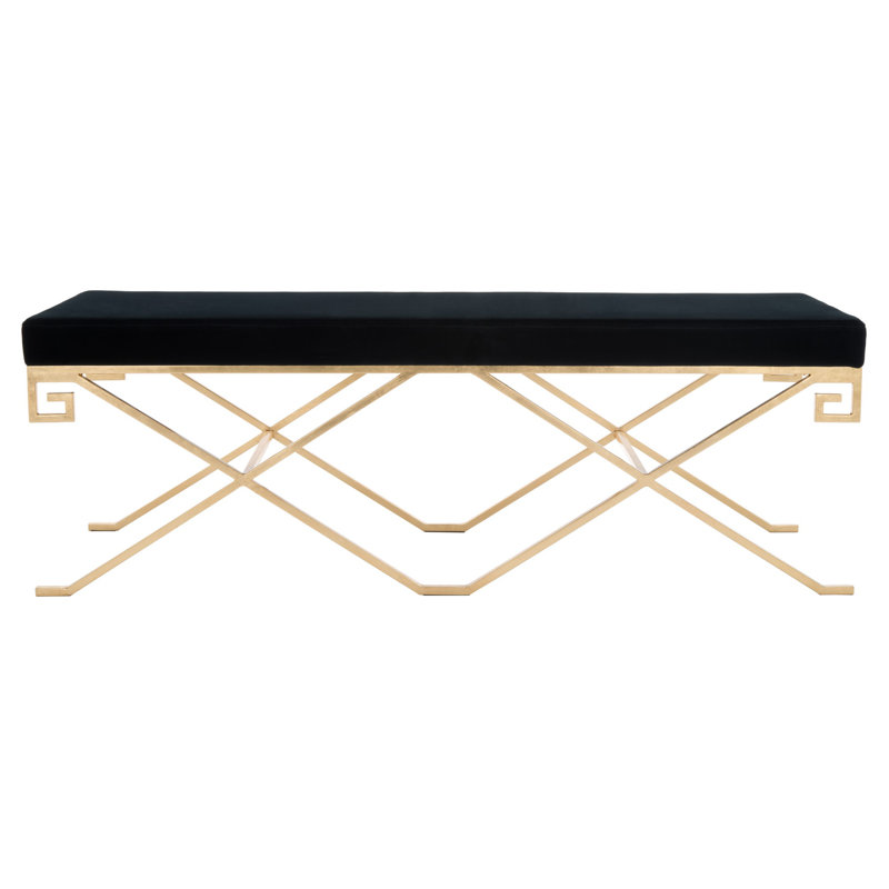 Conyu Velvet Upholstered Bench