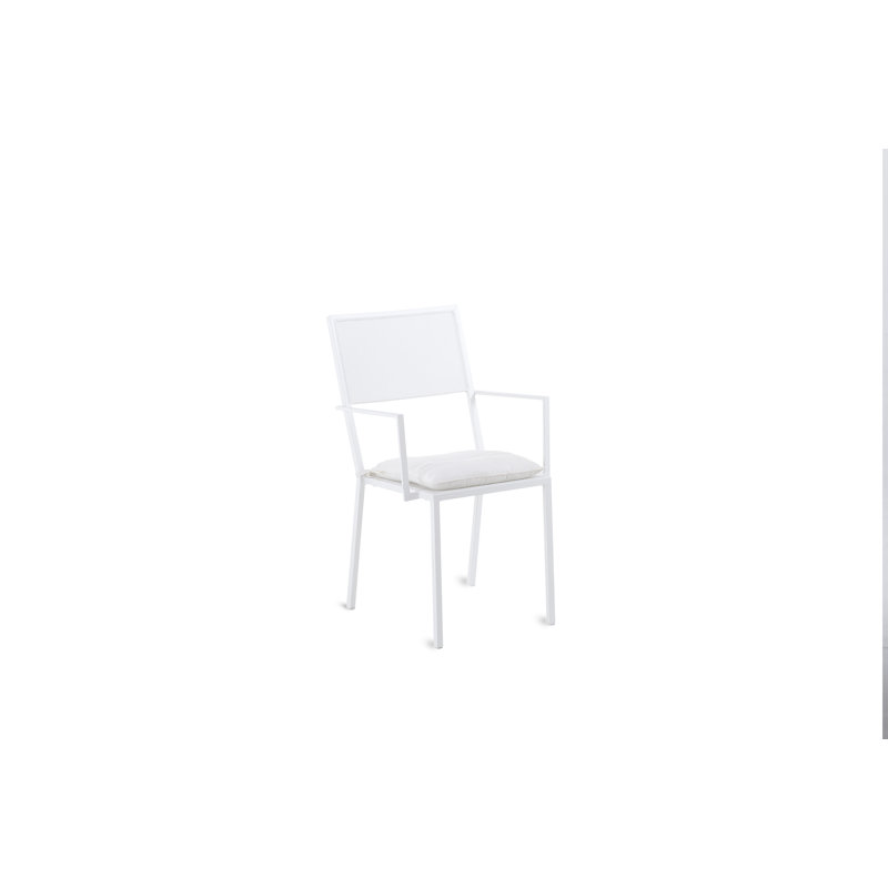 Conrad Outdoor Lounge Chair, White