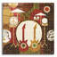 Winston Porter 'Rock N Roll Drums Brown' by Michael Mullan Acrylic Glass Wall Art, 24" x 24"-354372753