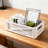 Farmhouse Toilet Tank Storage Basket With Rustic Design, Solid Wood Bathroom Organizer With Removable Liner For Toilet Paper And Bath Essentials-1661007885