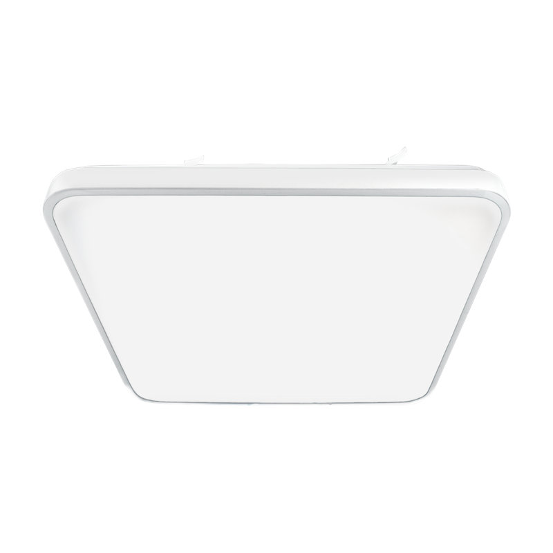 Fabio LED Flush Mount, White, 6cm H x 47cm W x 47cm D