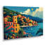 Orange, bleu, riviera italienne, art mural Italie-1316992538-1339202988