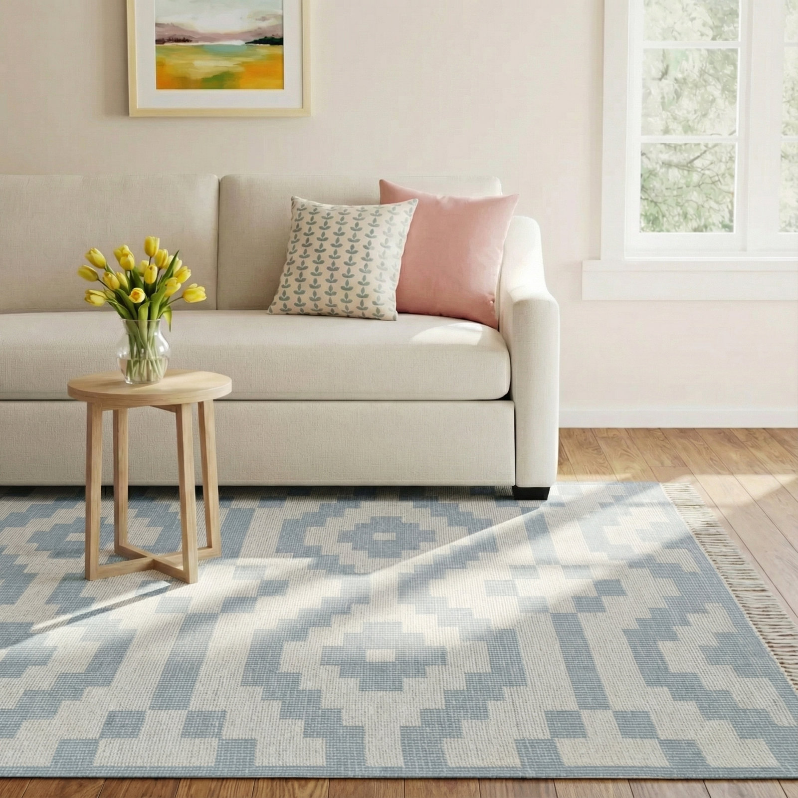 Mardith Stepwell Flatweave Rug, Rectangle 7'9" x 9'9"