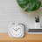 QHE206SLH Basic Alarm Clock, Silver-Tone-1843632210