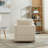 Wide Upholstered Swivel Armchair-62141726